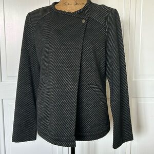 Ann Taylor Moto Snap blazer NWT Sz L